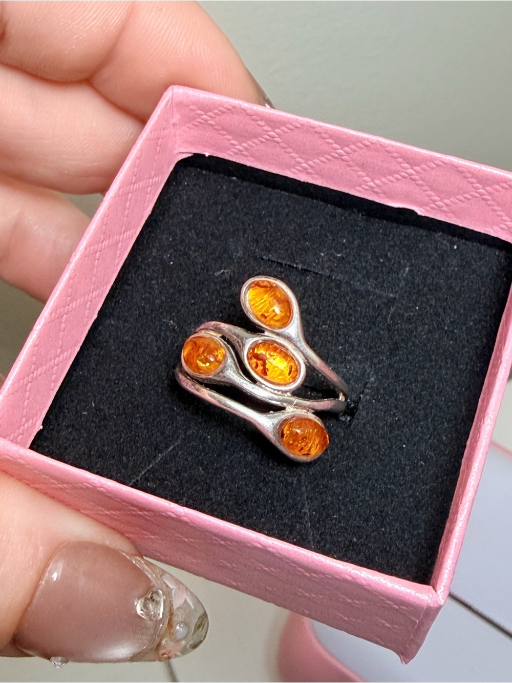 Sterling Silver Orange Citrine Accent Ring - Women Jewelry